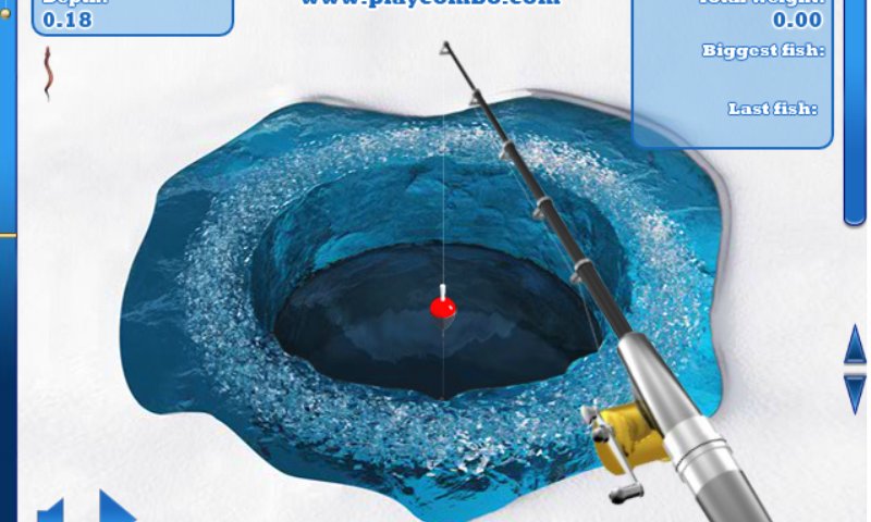 Ice fishing game online, ice fishing live